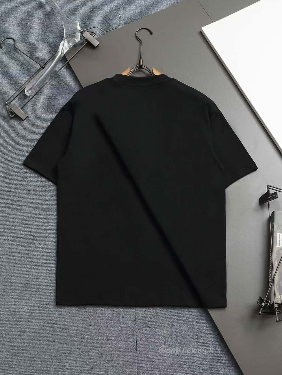 Dior Knitted Crewneck Short Sleeve For Men Black White (5) - www.newkick.org